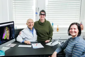 Prof. Dr. med. Ilhan Inci mit Patientin