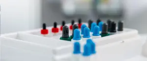 Testfelder zur Vorbereitung eines Prick-Allergietests im LungenZentrum Hirslanden Zürich